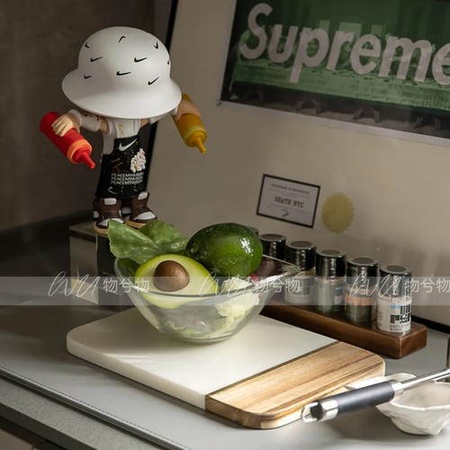 WU 物兮物 轻食沙拉主题饰品摆件样板房间厨房台面摆件软装搭配组