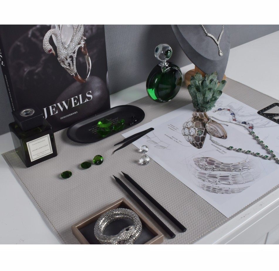 物兮物 宝格丽风珠宝设计主题样板间书房工作室主题软装搭配组