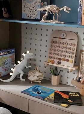 WU物兮物 现代样板间儿童房书桌装饰品搭配组合床头边桌面软装摆