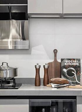 WU 物兮物索茉菲现代样板间厨房汤锅炒锅砧板软装台面搭配摆件