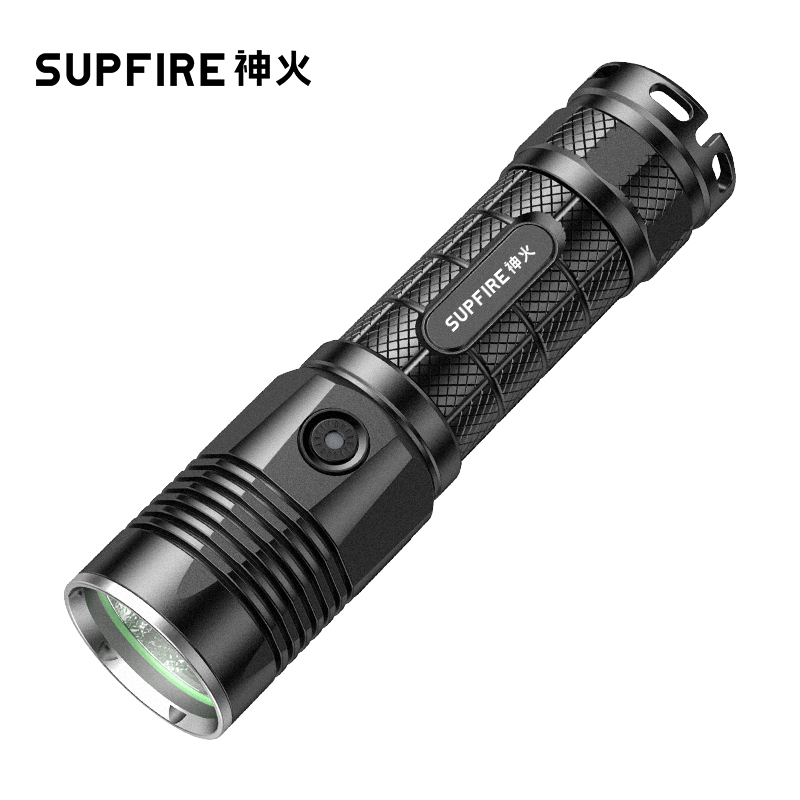 supfire神火L5强光手电筒可充电多功能超亮远射家用小特种兵5000