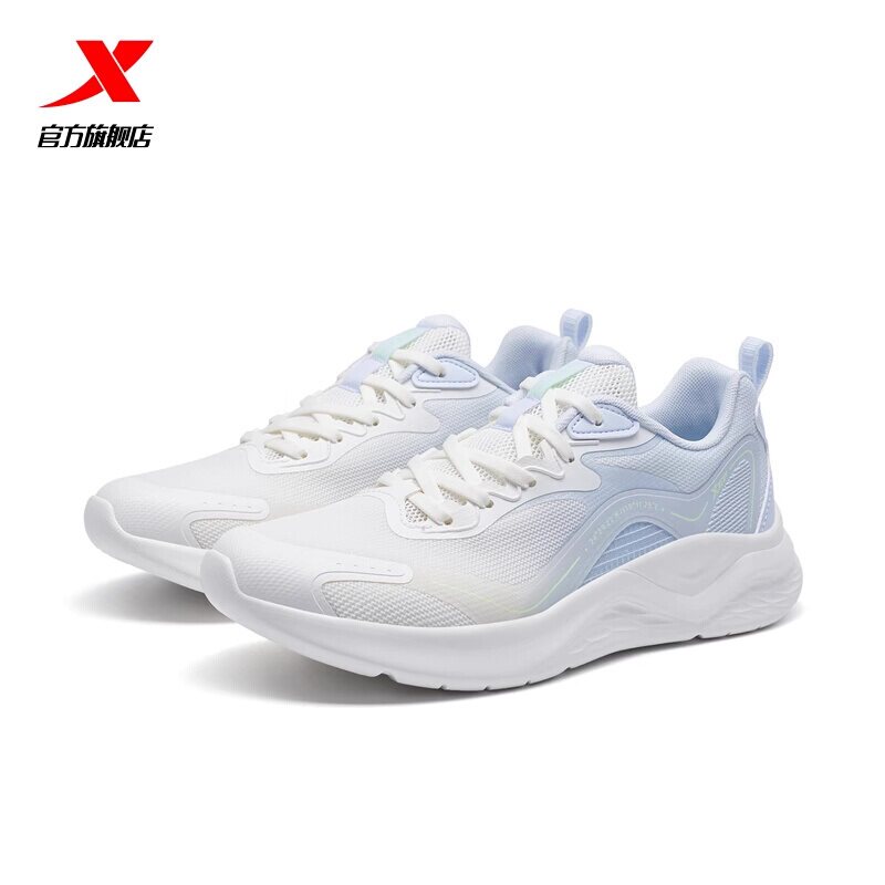 特步女鞋运动鞋休闲鞋夏季新款百搭舒适网面透气跑鞋学生鞋子