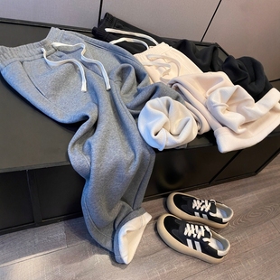 女25秋冬 欧货米妮棉直筒显瘦香蕉镰刀裤 一条过冬 750g加绒加厚