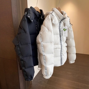 连帽羽绒服女秋冬新款 AMR 高品质三星90白鸭绒厚短款 柜上1w