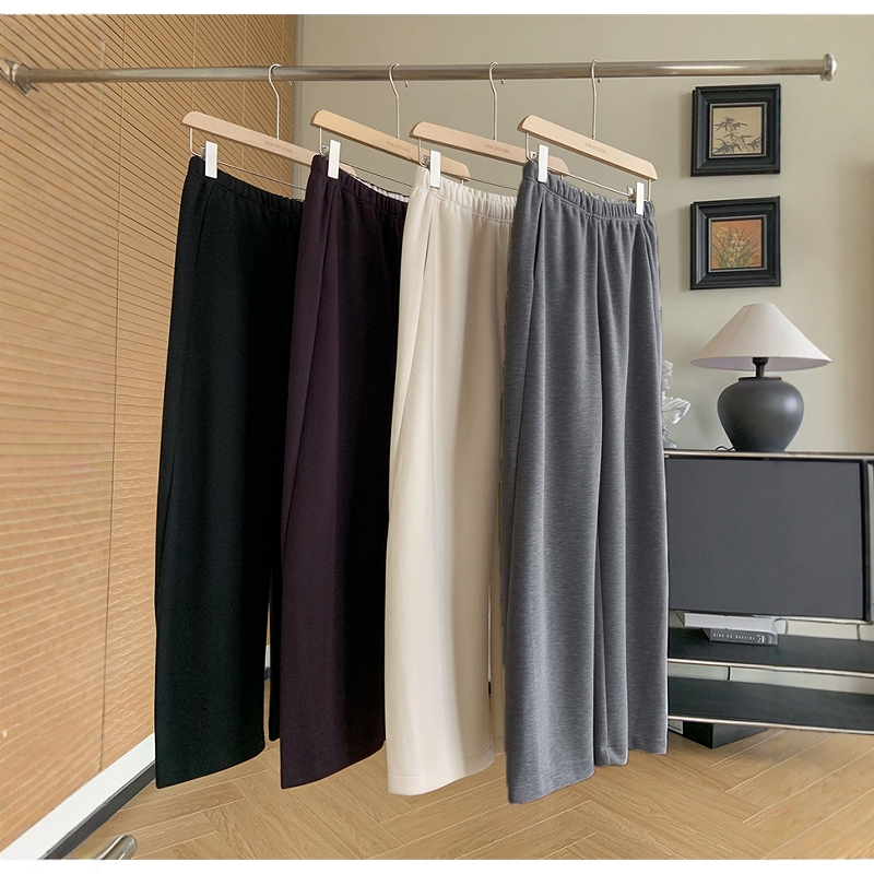 大叮自制绵绵裤！460g真丝羊绒软糯香蕉裤秋冬保暖慵懒宽松休闲裤