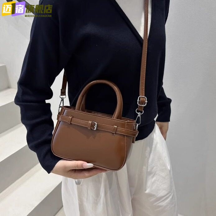 斜挎包女式2025新款高级感手提包包小众轻奢小方包上班通勤单肩包