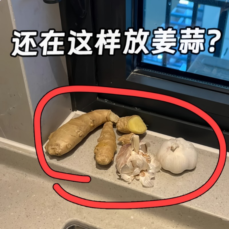 厨房葱姜蒜收纳盒吸盘置物架壁挂生姜大蒜收纳神器免打水槽沥水袋