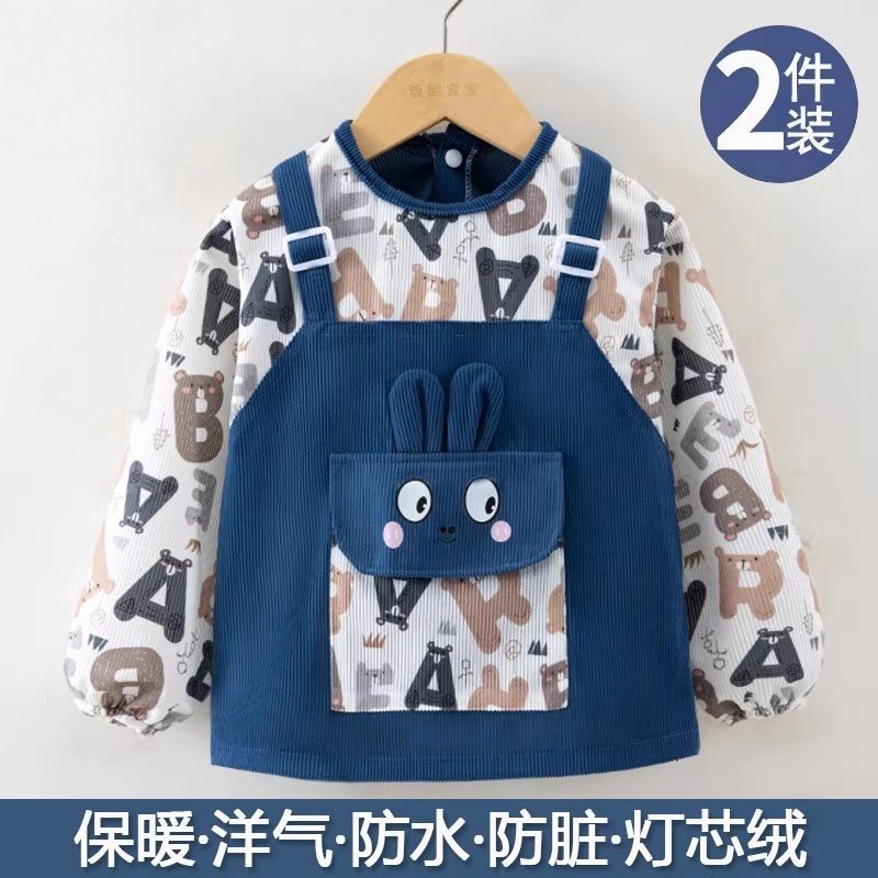 宝宝罩衣儿童围裙秋冬吃饭护衣洋气外穿男女婴儿防水防脏反穿围兜,童装/婴儿装/亲子装,反穿衣/罩衣,淘宝优惠券,粉丝福利购,淘宝优惠卷