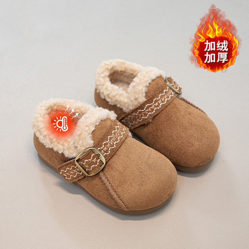 女童鞋子2025新款冬季儿童豆豆鞋女童加绒勃肯鞋加厚宝宝保暖棉鞋,童鞋/婴儿鞋/亲子鞋,棉鞋,淘宝优惠券,粉丝福利购,淘宝优惠卷