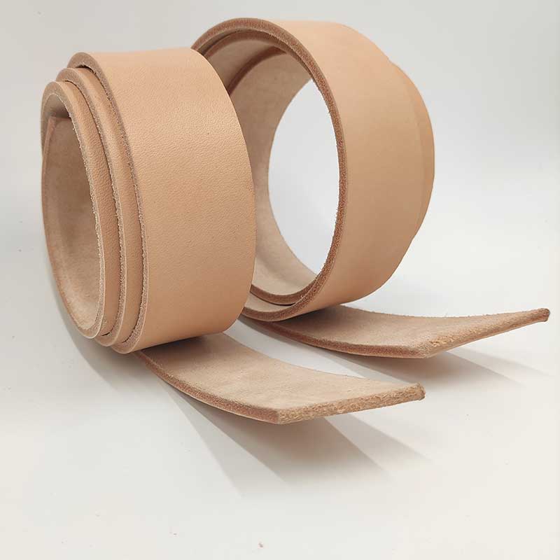 原色植鞣头层纯牛皮腰带条特价皮带条手工diy真皮包袋肩带皮料3.8