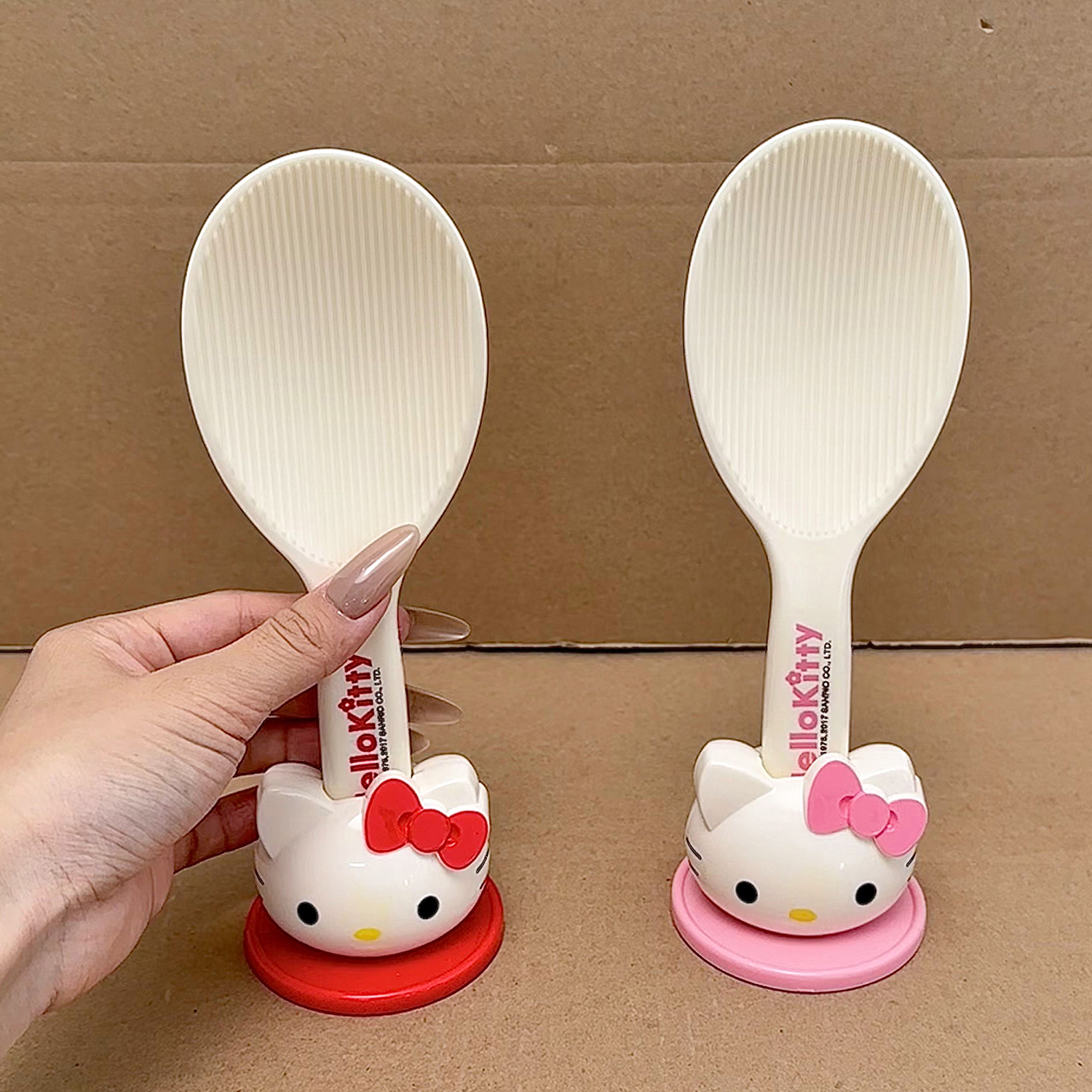 hellokitty的饭勺也太可爱了吧~