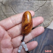 凉山陈化崖柏满瘤疤闪电女士款 项链挂坠吊坠钥匙扣挂件果香原木