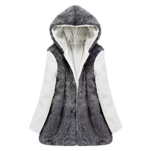 thick ladies jacket coat hooded womens warm long winter