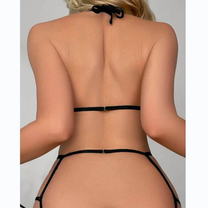 erotic open crotch bodysuit woman sexy lingerie crotchless