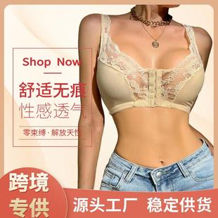 womens size sexy large Lace gathered front underwear buckle