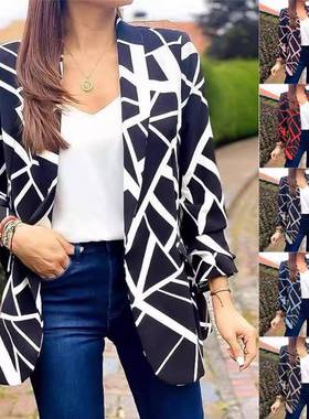 buttonless and versatile collar suit suit Fashionable small