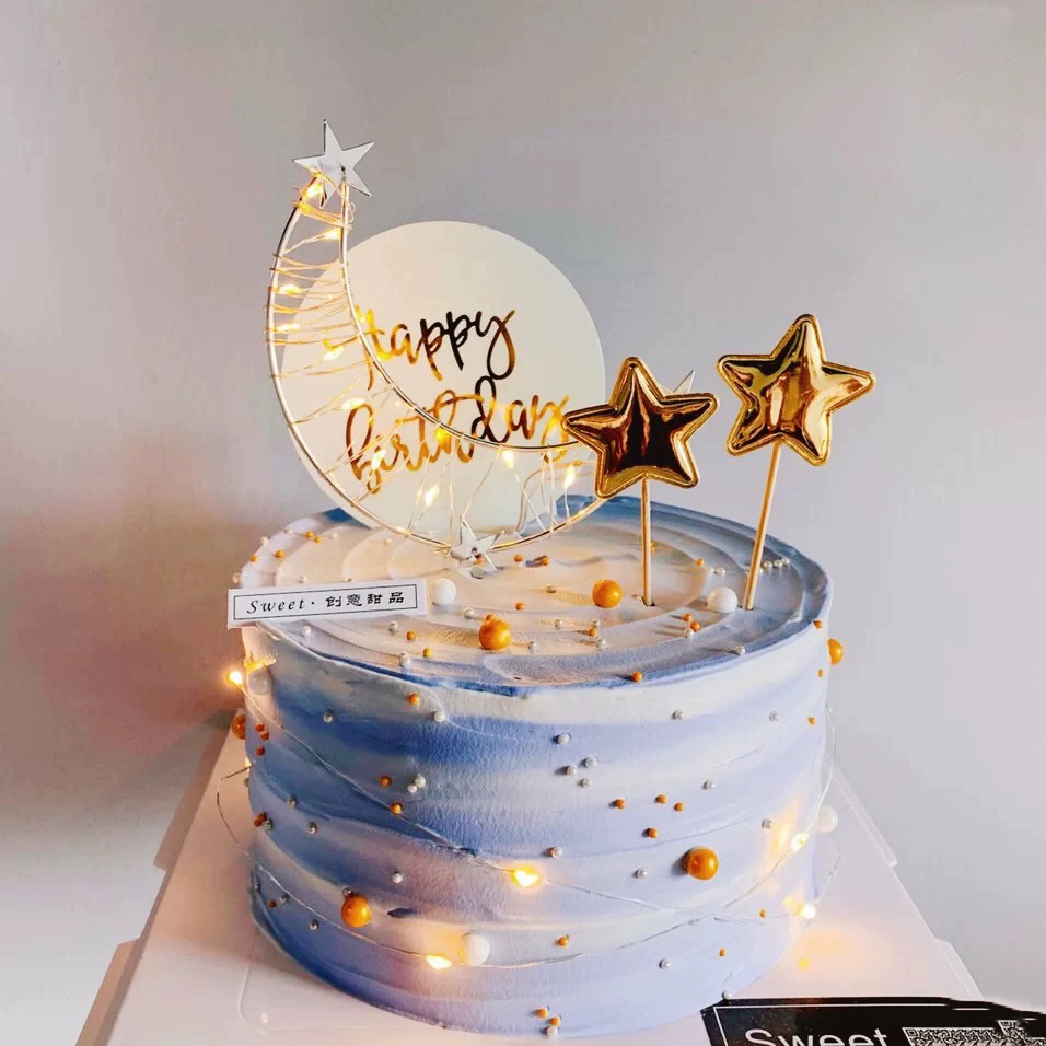 公主浪漫唯美生日蛋糕装饰摆件