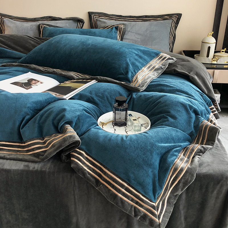 加厚冬季保暖婴儿绒四件套牛奶绒被套珊瑚绒加绒床单宝宝绒床品4,床上用品,床品套件/四件套/多件套,淘宝优惠券,粉丝福利购,淘宝优惠卷