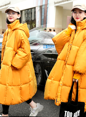 200加肥特大码女装胖mm230孕妇中长款羽绒面包服棉衣外套250斤300