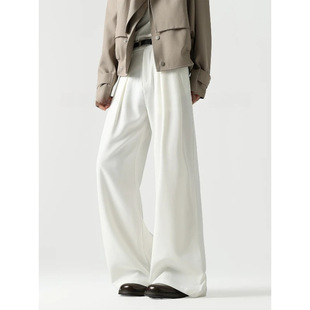 VESTITI 男休闲裤 Classic系列 素垂感立体剪裁西裤 微褶金属元 ACE