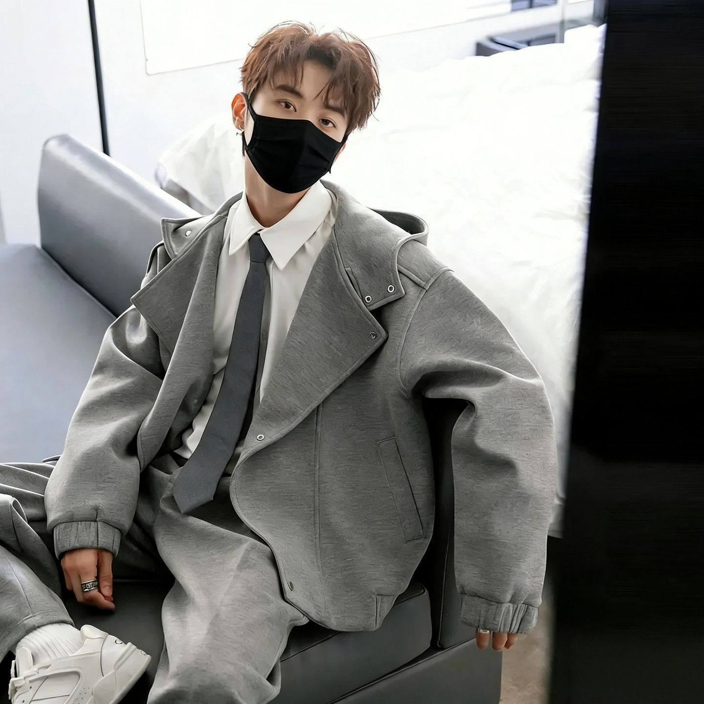 CHICERRO西西里男装秋季设计师款机车空气层外套男生帅气飞行夹克,男装,休闲运动套装,淘宝优惠券,粉丝福利购,淘宝优惠卷