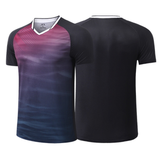 儿童羽毛球短袖男童乒乓球男女网球训练女童比赛运动套装队服定制