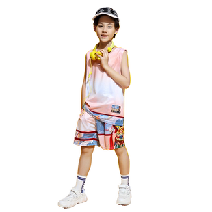 儿童篮球服男童秋季冬天2021新款透气女童球衣秋冬比赛训练队服女