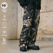 90白鸭绒加绒加厚裤 ENshadower隐蔽者树叶迷彩户外工装 风羽绒裤 子