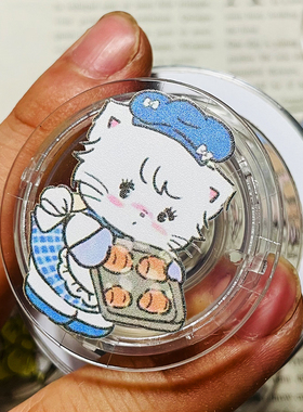 全新Mikko卡通可爱Magsafe磁吸气囊手机支架18颗强磁透明带包装