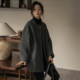 无谓韩式 宽松圆领单排扣气质羊毛呢外套女 女装 文艺2025年冬季 新款