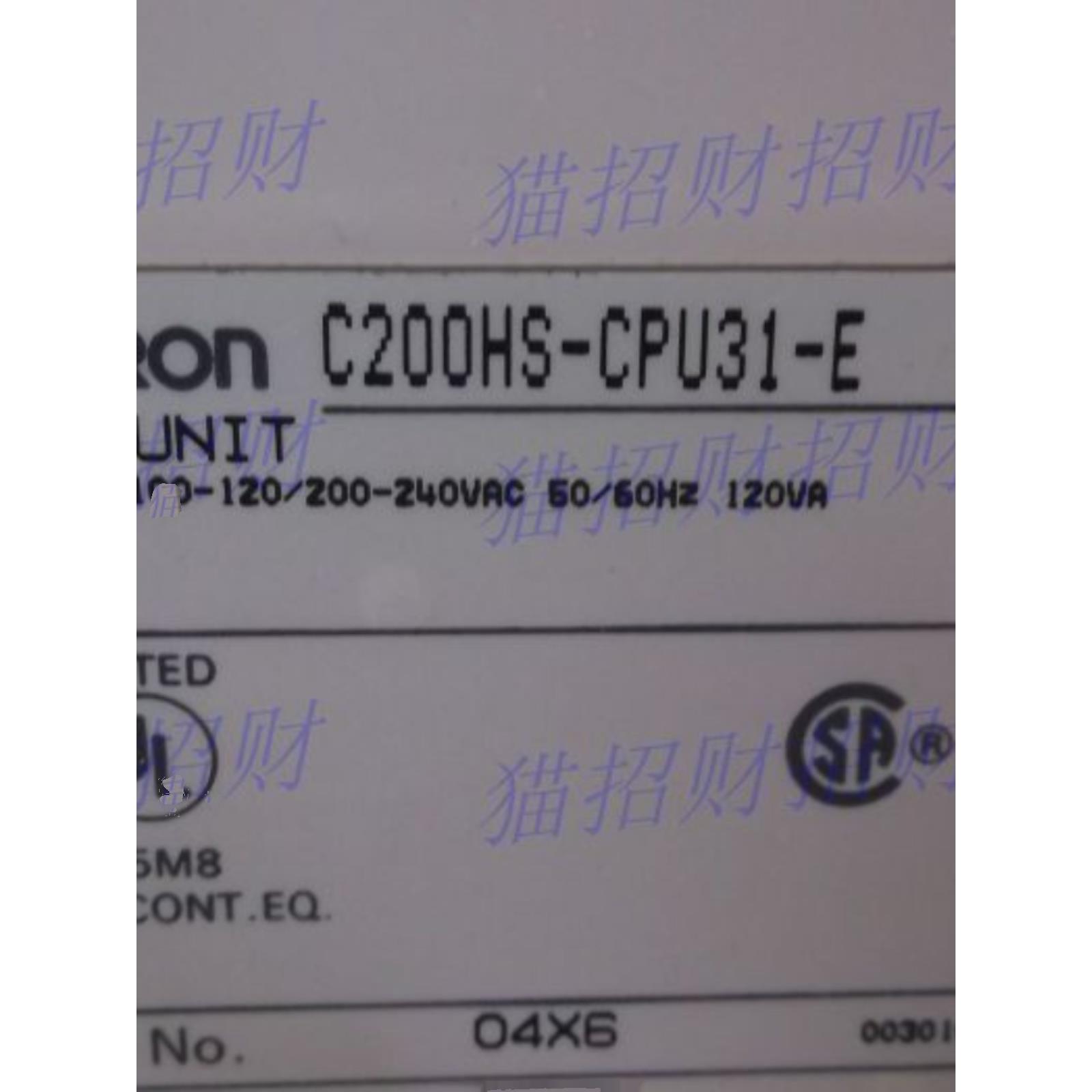 欧姆龙C200HS-CPU01-E CPU21-CPU23 CPU31-E二手翻新C200H-PS221