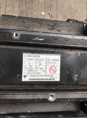 原装安川伺服电机SGMGH-1AA2A-YR21拆机件，性能正常，购前询价