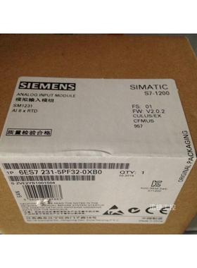 6ES7231-5PF32-0XB0西门子S7-1200模拟输入SM1231RTD温度传感器
