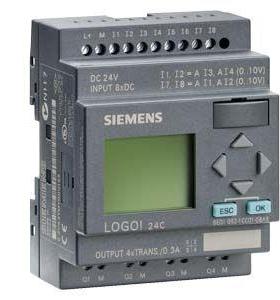 6ED1052-1CC01-0BA6西门子LOGO逻辑模块24C显示屏24V/24V/24V