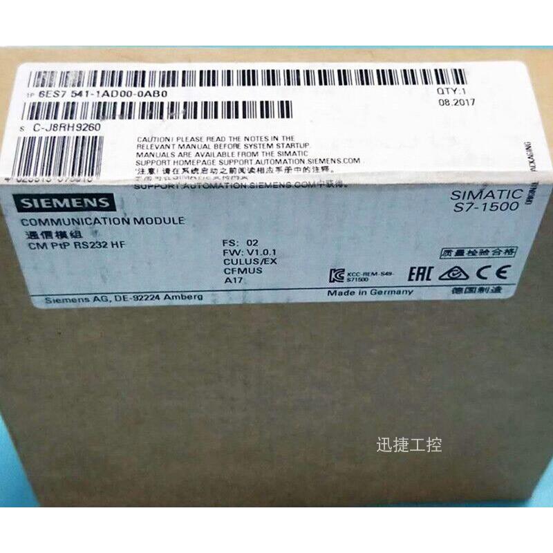 6ES7541-1AD00-0AB0西门子S7-1500RS232通讯模块6ES75411AD000AB0