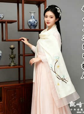 湘绣非遗真丝刺绣披肩礼品装
