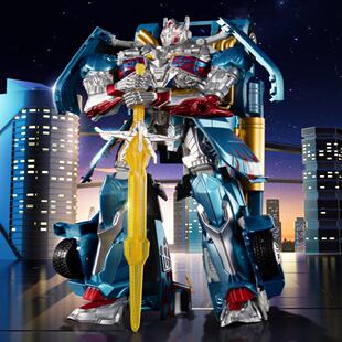 .形玩具模型汽车金刚机器人大黄蜂恐龙钢索手办合金正版儿童男孩