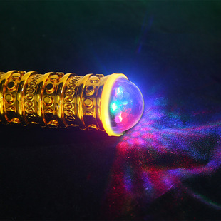 儿童玩具地摊发光孙悟空道具弹射伸缩灯光如意金箍棒魔术表演道具