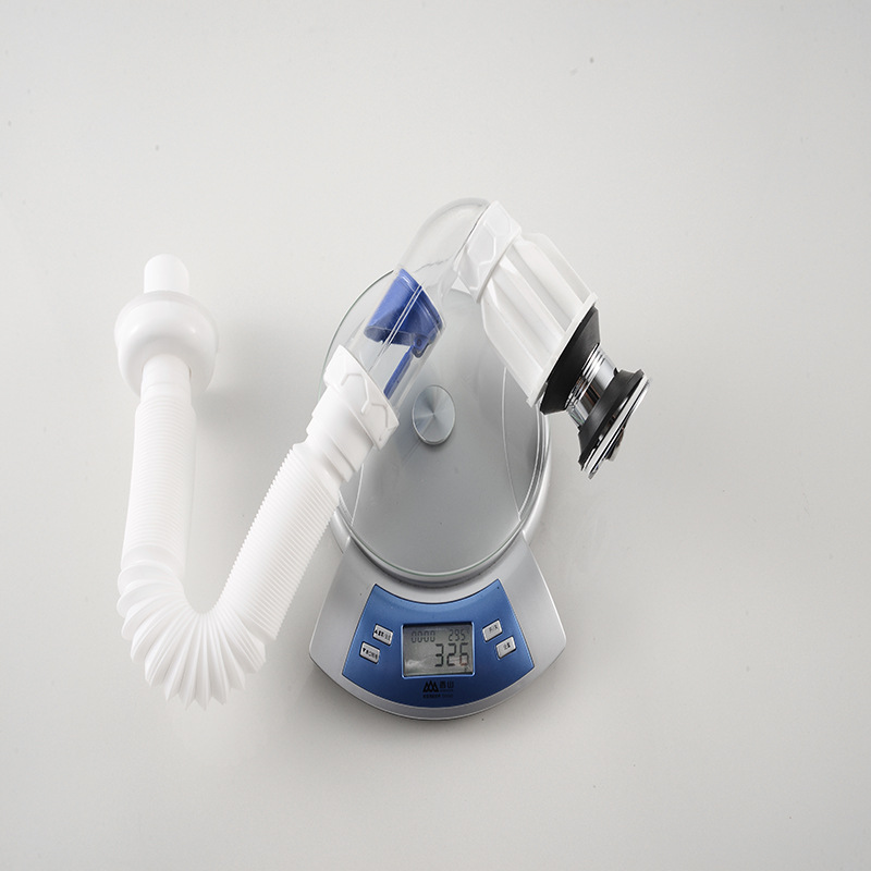 .洗手盆下水管 侧排台面盆下水器洗脸盆入墙式排水管配件省空间