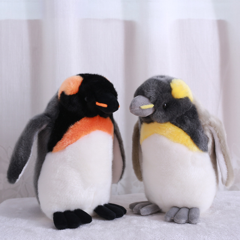 仿真帝企鹅公仔海洋馆毛绒玩具帝王企鹅玩偶纪念品生日礼物小企鹅