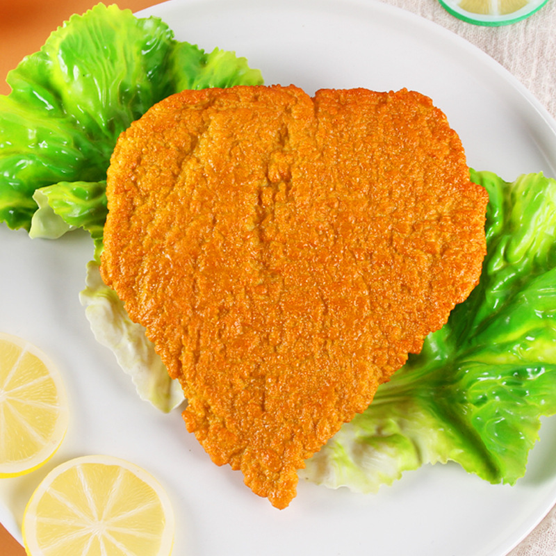 工厂现货PVC仿真鸡排模型趣味仿真食物道具橱窗样品展示仿真食玩