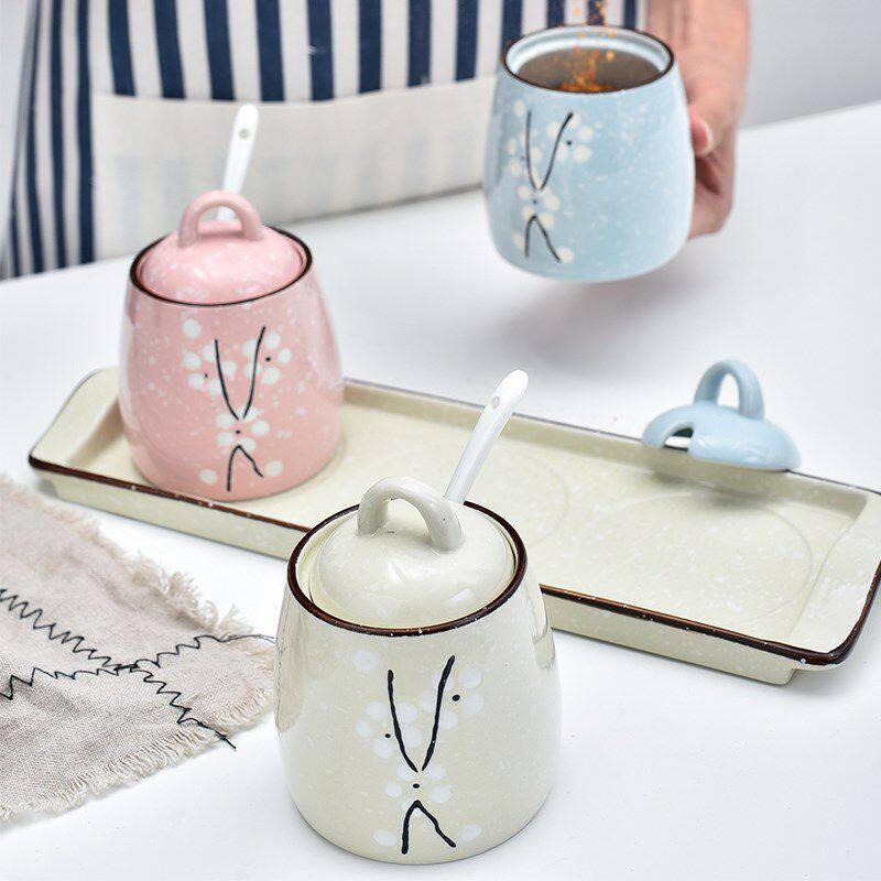 放香料的容器套装 厨房餐厅油盐罐带托盘组合韩式日式创意调料带|ruв категории кухня/посуда, кухонный Гаджет/кухня хранения, тарного хранения/кухня хранения посуды, приправы бутылки - от Buy2taobao.com для оказания профессиональной услуги покупки агента Taobao