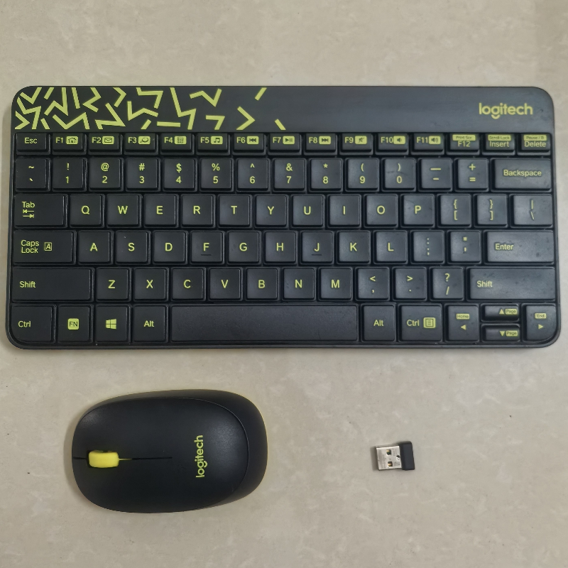 罗技键盘鼠标套装 键鼠套装MK240 K240无线键盘 M212无线鼠标