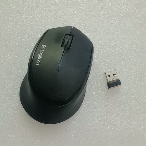 罗技M275 无线鼠标 +M275无线接收器 黑色底部