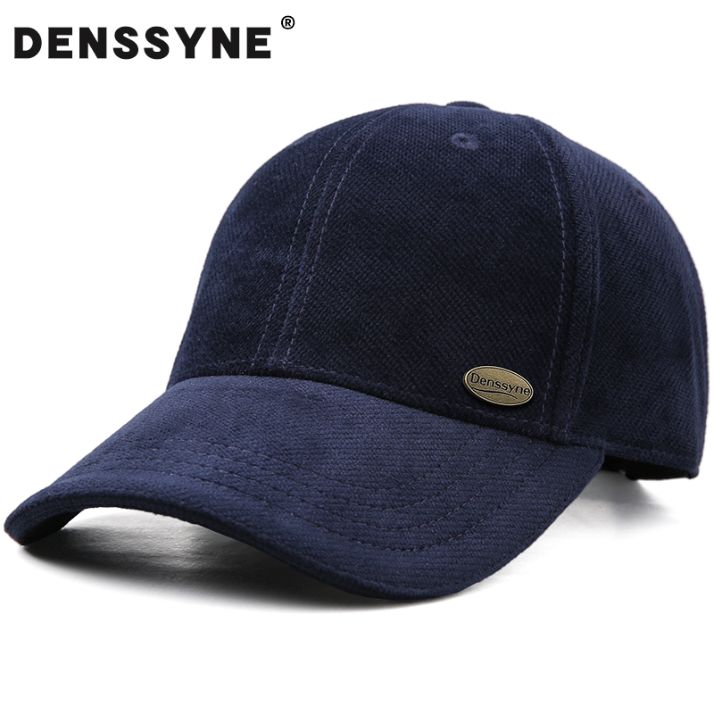 灯芯绒帽子男棒球帽秋冬季