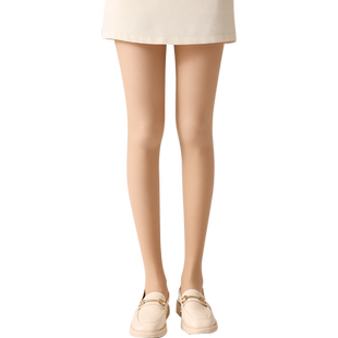 光腿神器女裸感春秋肤色打底裤肉色薄款丝袜冬季加厚天鹅绒连裤袜