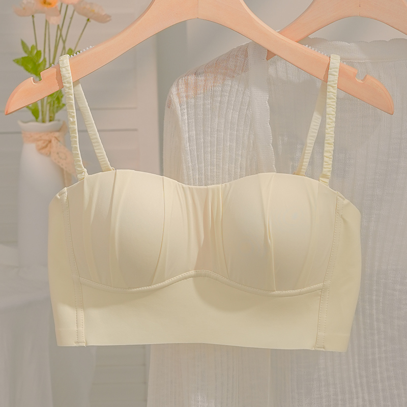 无钢圈大胸显小文胸抹胸