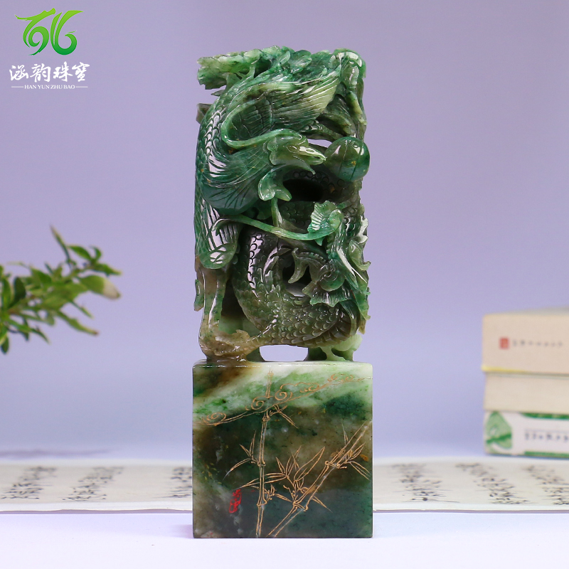 涵韵珠宝玉雕厂直供独山玉摆件