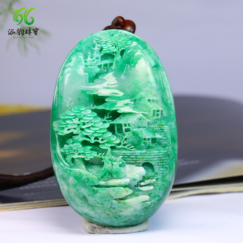 南阳独山玉手把件独玉小摆件仙人指路收藏送礼藏品