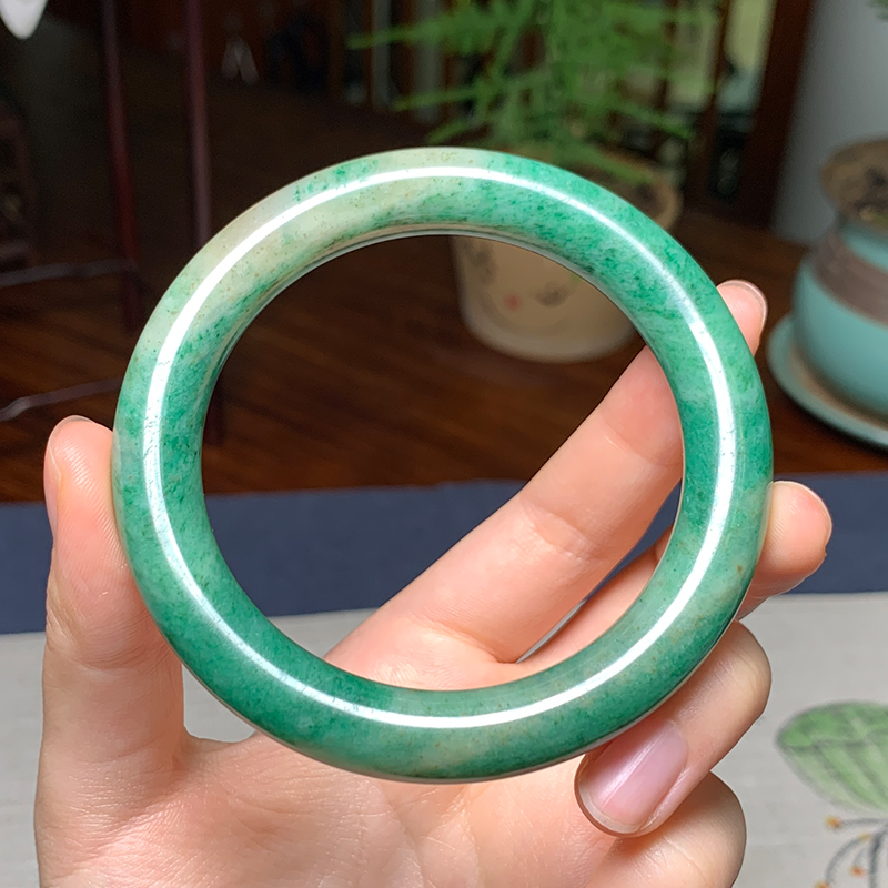 涵韵珠宝天蓝料正品高端独山玉